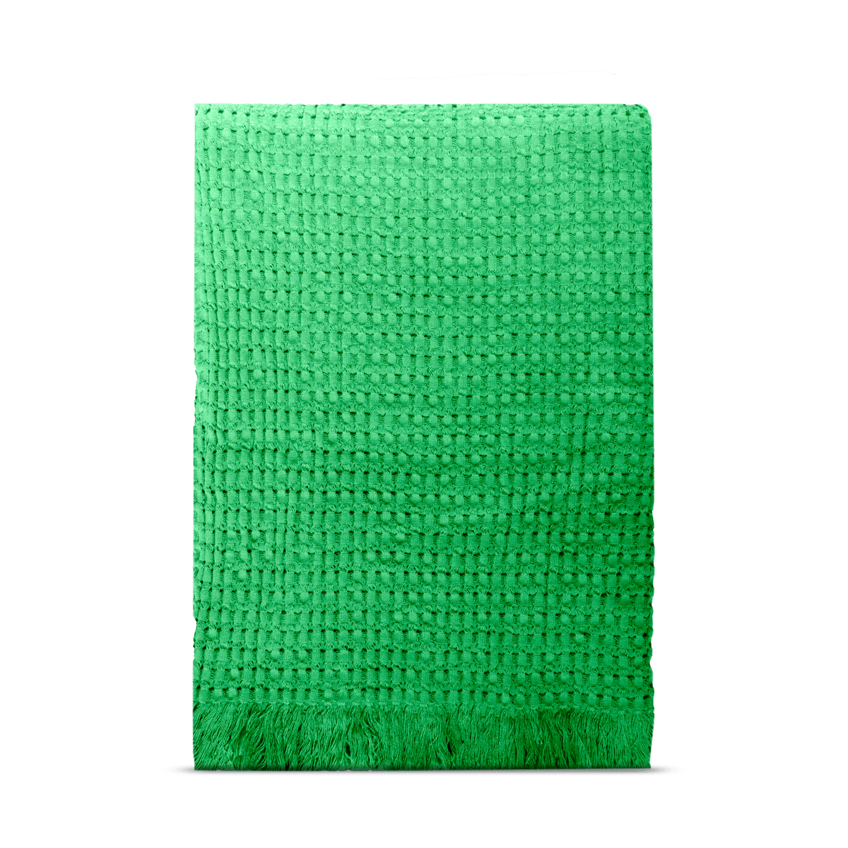 Rug Solid Stockholm cotton throw 130x180 cm Racing green