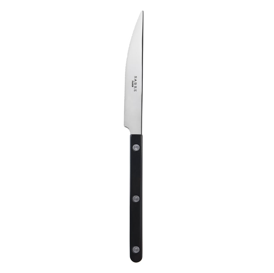 SABRE Paris Bistrot knife shiny black | Scandinavian Design | Table cutlery | Black