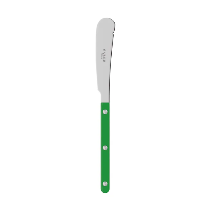 Bistrot solid butter knife 16 cm - Garden green - SABRE Paris
