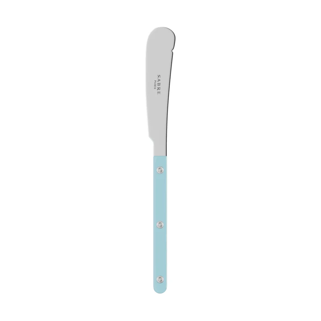 SABRE Paris Bistrot solid butter knife 16 cm Pastel blue