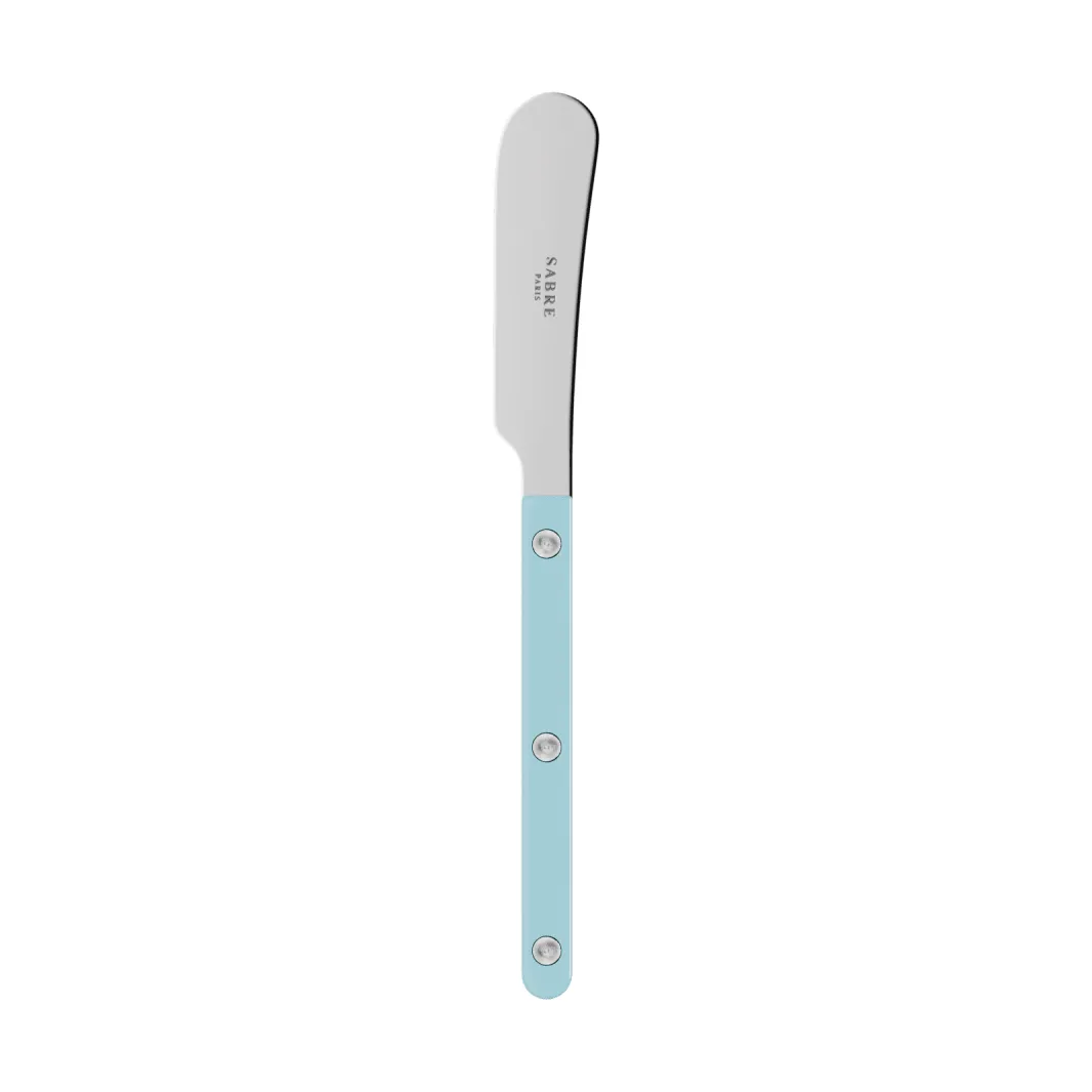 Bistrot solid butter spreader 14 cm, Pastel blue SABRE Paris