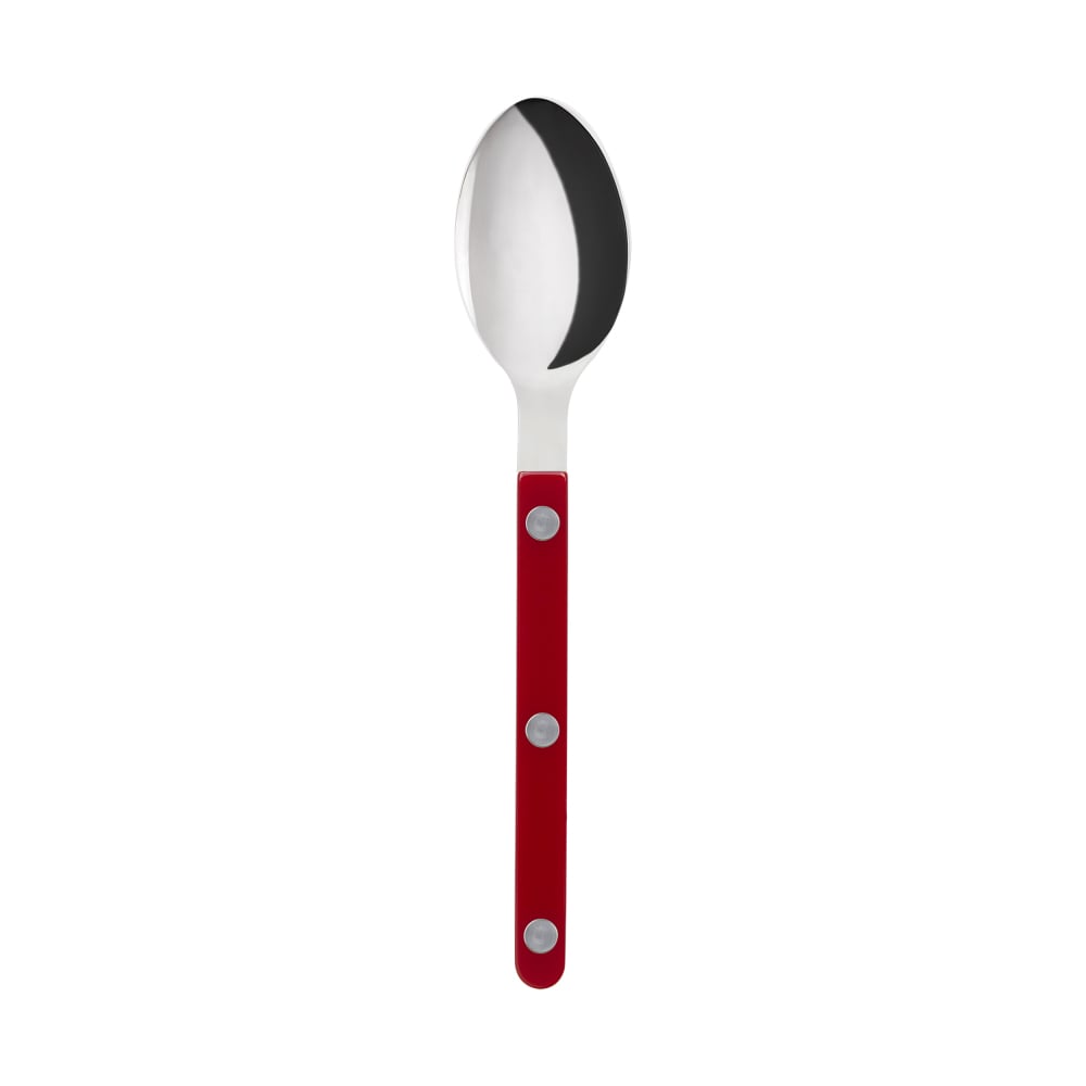 SABRE Paris Bistrot tea spoon shiny burgundy | Scandinavian Design | Tea & coffee spoons | Red