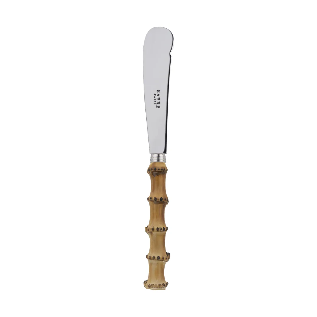 SABRE Paris Panda butter knife 16 cm Bamboo light | Scandinavian Design | Butter knives | Brown