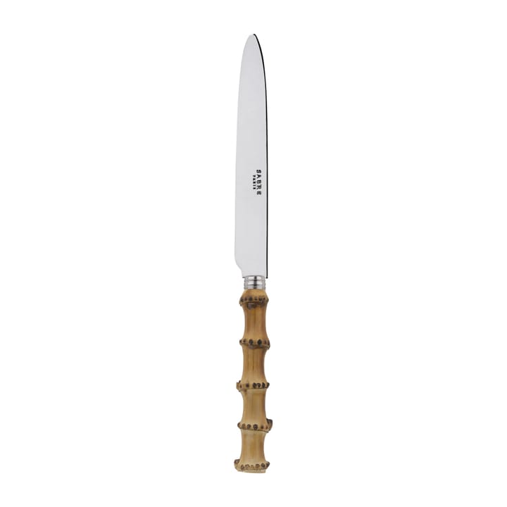 Panda dinner knife - Stainless steel-bamboo - SABRE Paris