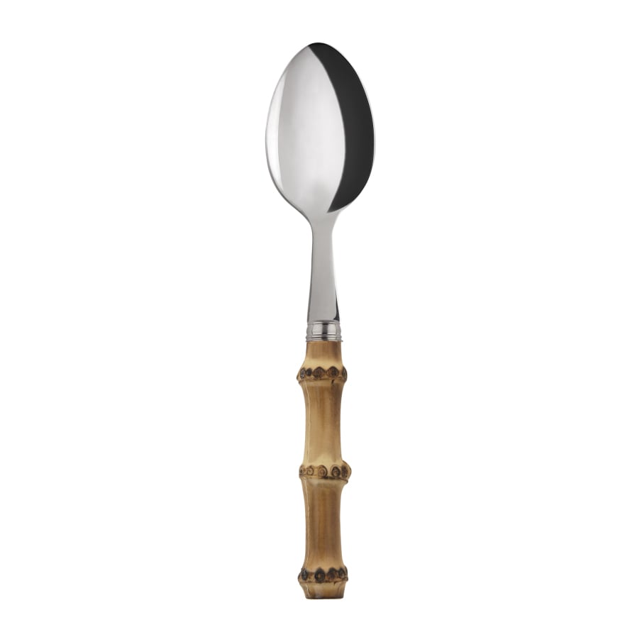 SABRE Paris Panda teaspoon Stainless steel-bamboo | Scandinavian Design | Tea & coffee spoons | Silver-coloured