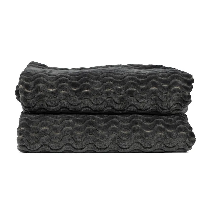 Agnes fleece throw, Dark grey Sagaform