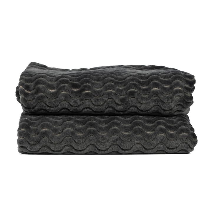 Agnes fleece throw - Dark grey - Sagaform