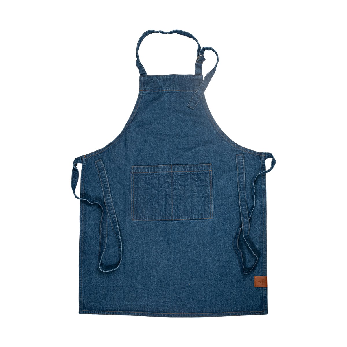Sagaform Aron denim apron 70x90 cm Blue | Scandinavian Design | Aprons | Blue