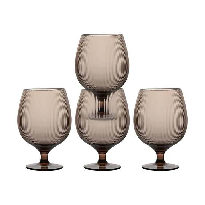 Billi beer glasses 50 cl 4-pack - Brown - Sagaform