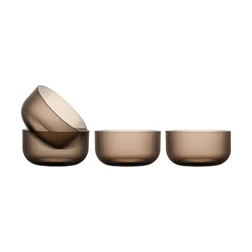 Billi bowl 70 cl 4-pack - Brown - Sagaform