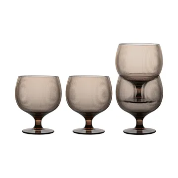 Billi wine glasses 35 cl 4-pack - Brown - Sagaform