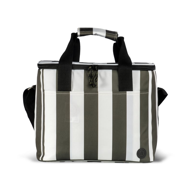 Sagaform City Cooler Bag Large 20 L Green-white