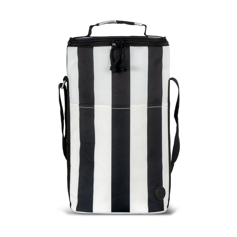 Sagaform City cooler bag tall 9 L Black-white