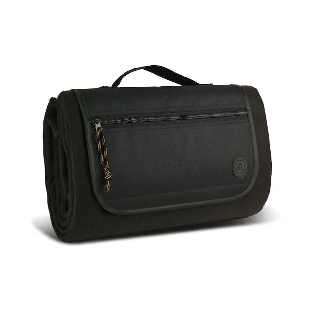 Sagaform City picnic blanket 130x170 cm Black | Scandinavian Design | Wool blankets & throws | Black