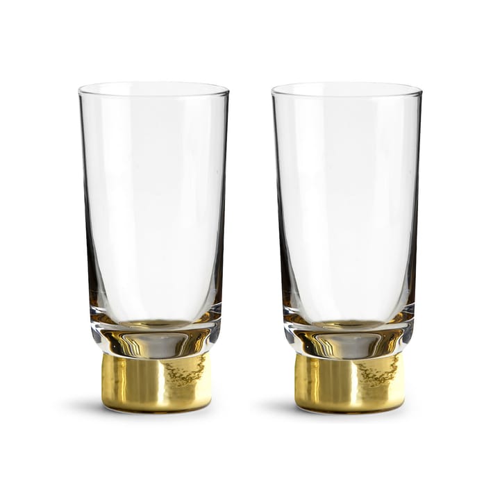Club glass 33 cl 2-pack - gold coloured - Sagaform
