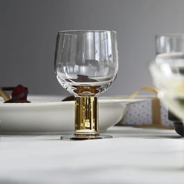Club wine glass 2-pack - gold coloured - Sagaform