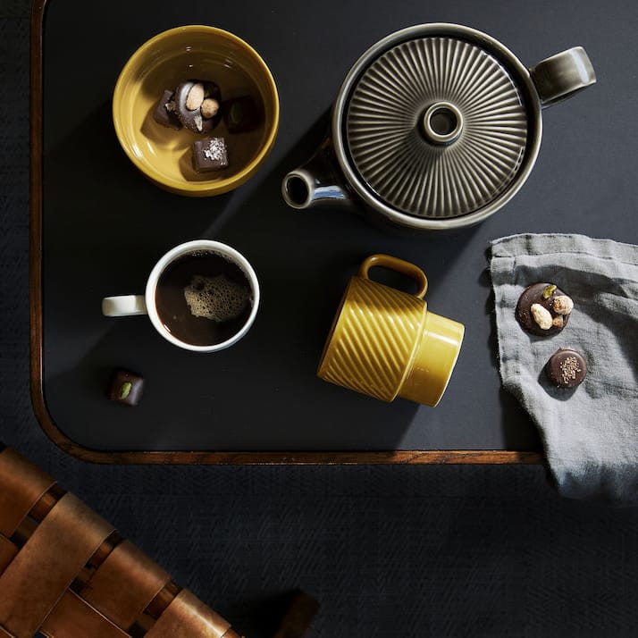 Coffe & More coffee mug, yellow Sagaform