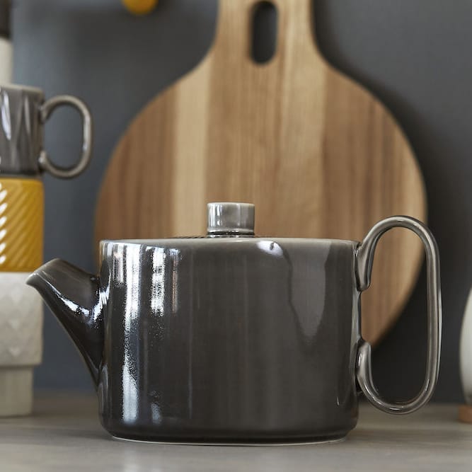 Coffe & More teapot 1.1 liter - grey - Sagaform