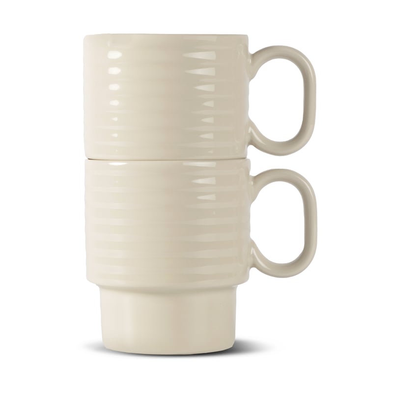 Sagaform Coffee & More coffee mug 2-pack Beige
