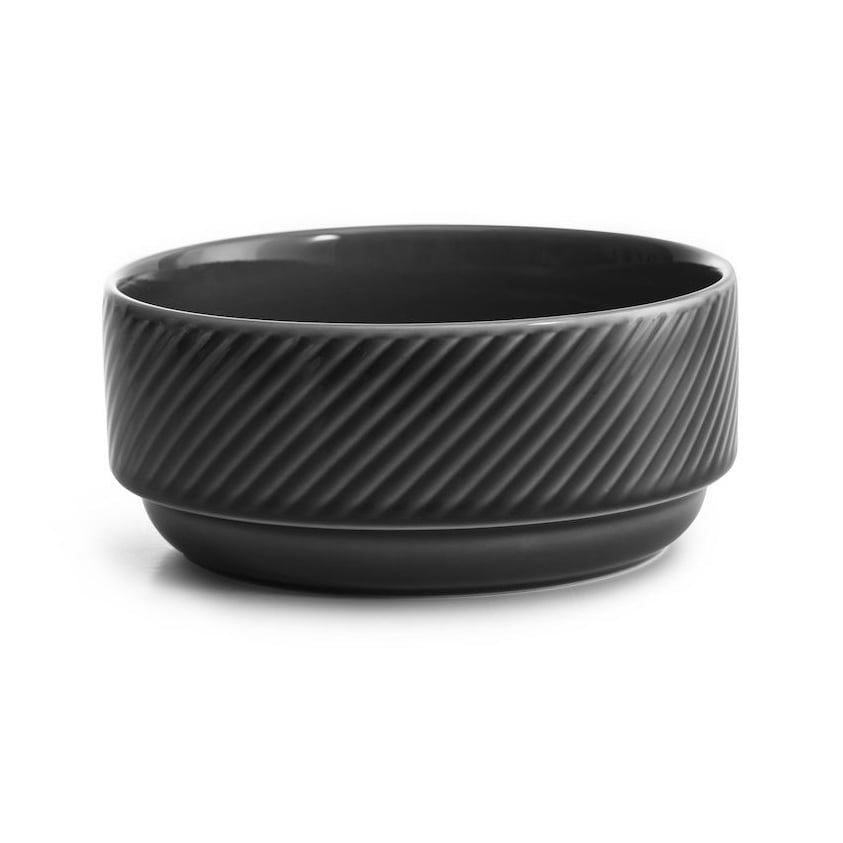 Sagaform Coffee & More deep bowl 17 cm grey | Scandinavian Design | Breakfast bowls | Grey