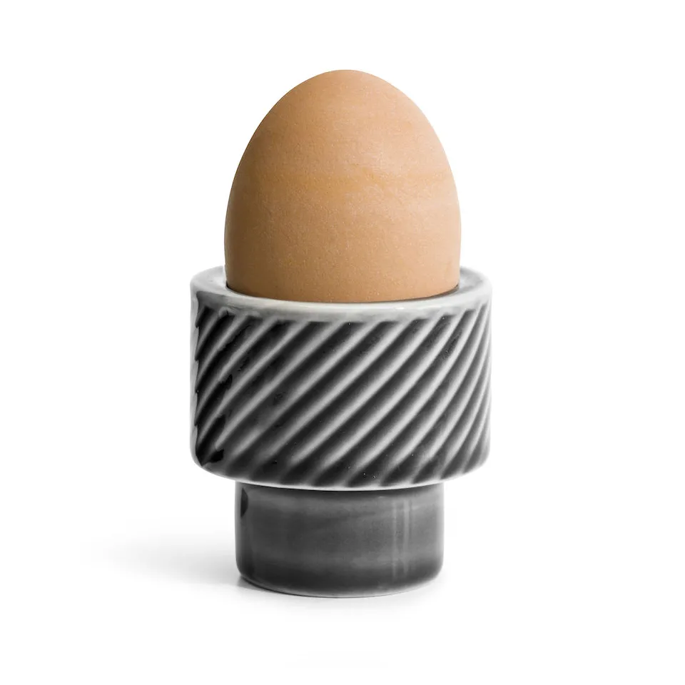 Coffee & More egg cup, Grey Sagaform