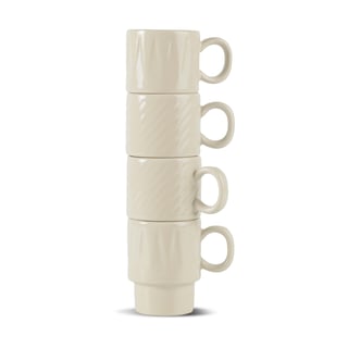Sagaform Coffee & More espresso cup 4-pack Beige