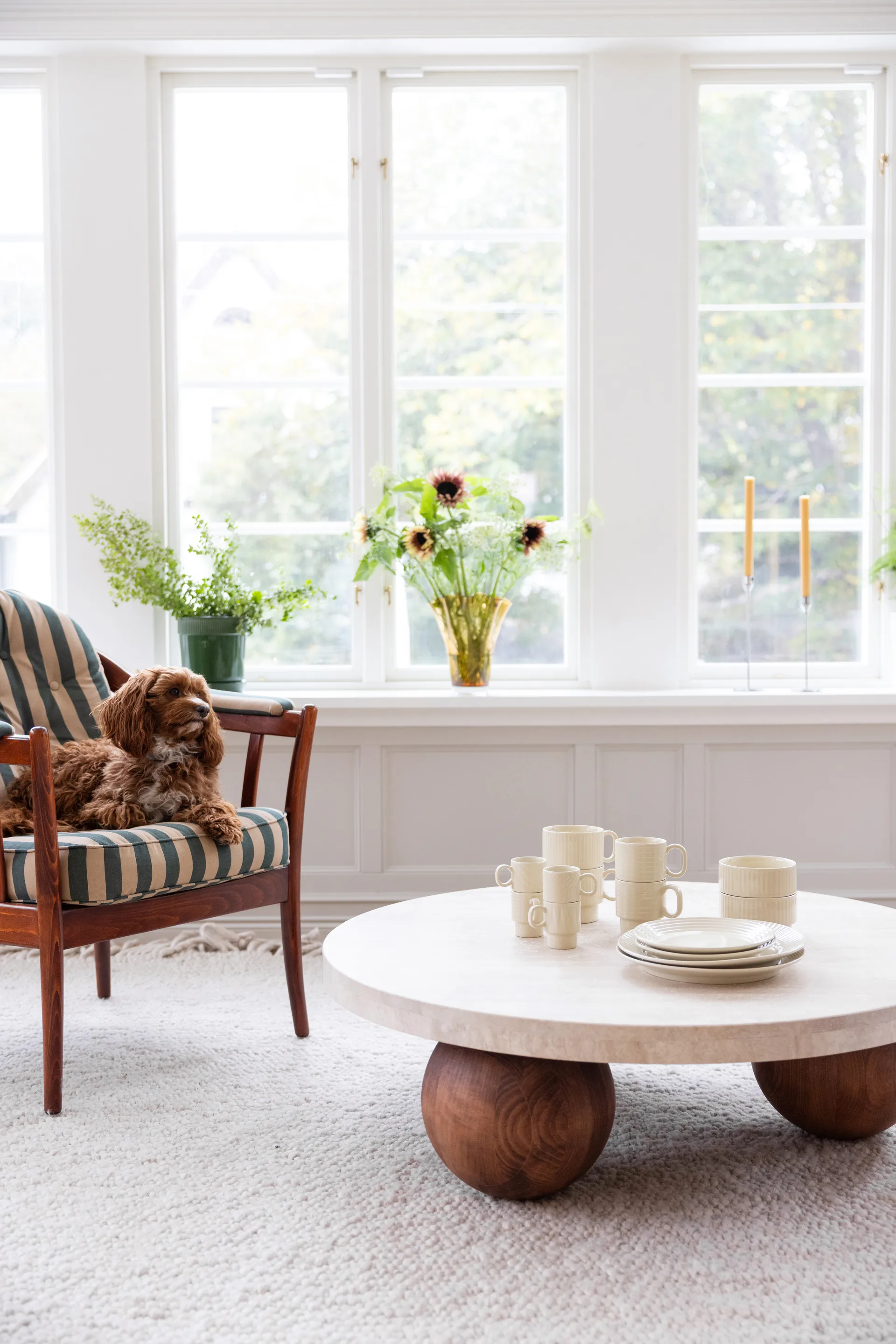 Coffee & More espresso cup 4-pack, Beige Sagaform