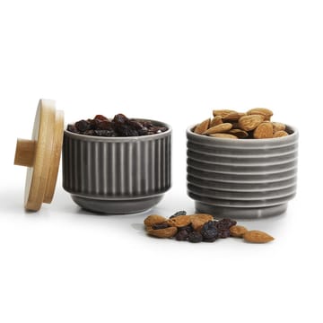 Coffee & More small bowl 2-pack - Grey - Sagaform