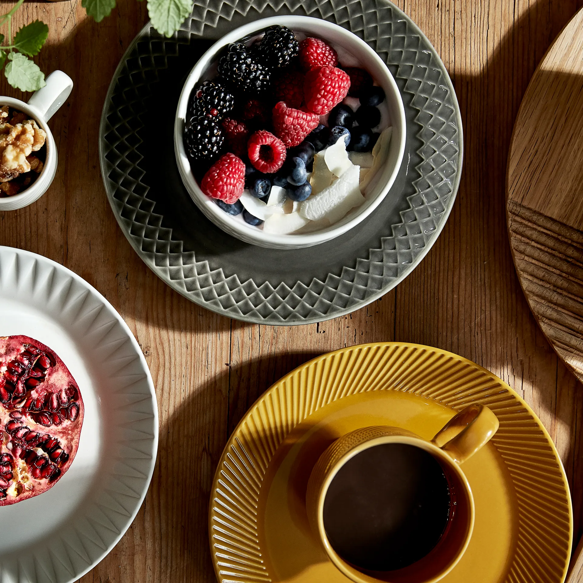 Coffee & More small plate, Yellow Sagaform