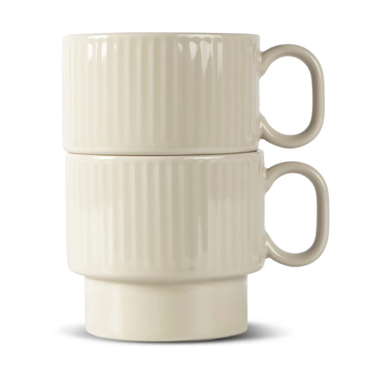 Sagaform Coffee & More tea mug 2-pack Beige | Scandinavian Design | Coffee cups | Beige