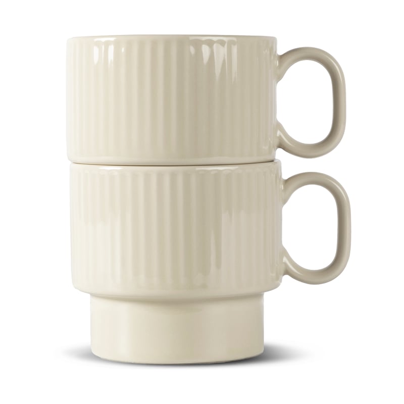 Sagaform Coffee & More tea mug 2-pack Beige