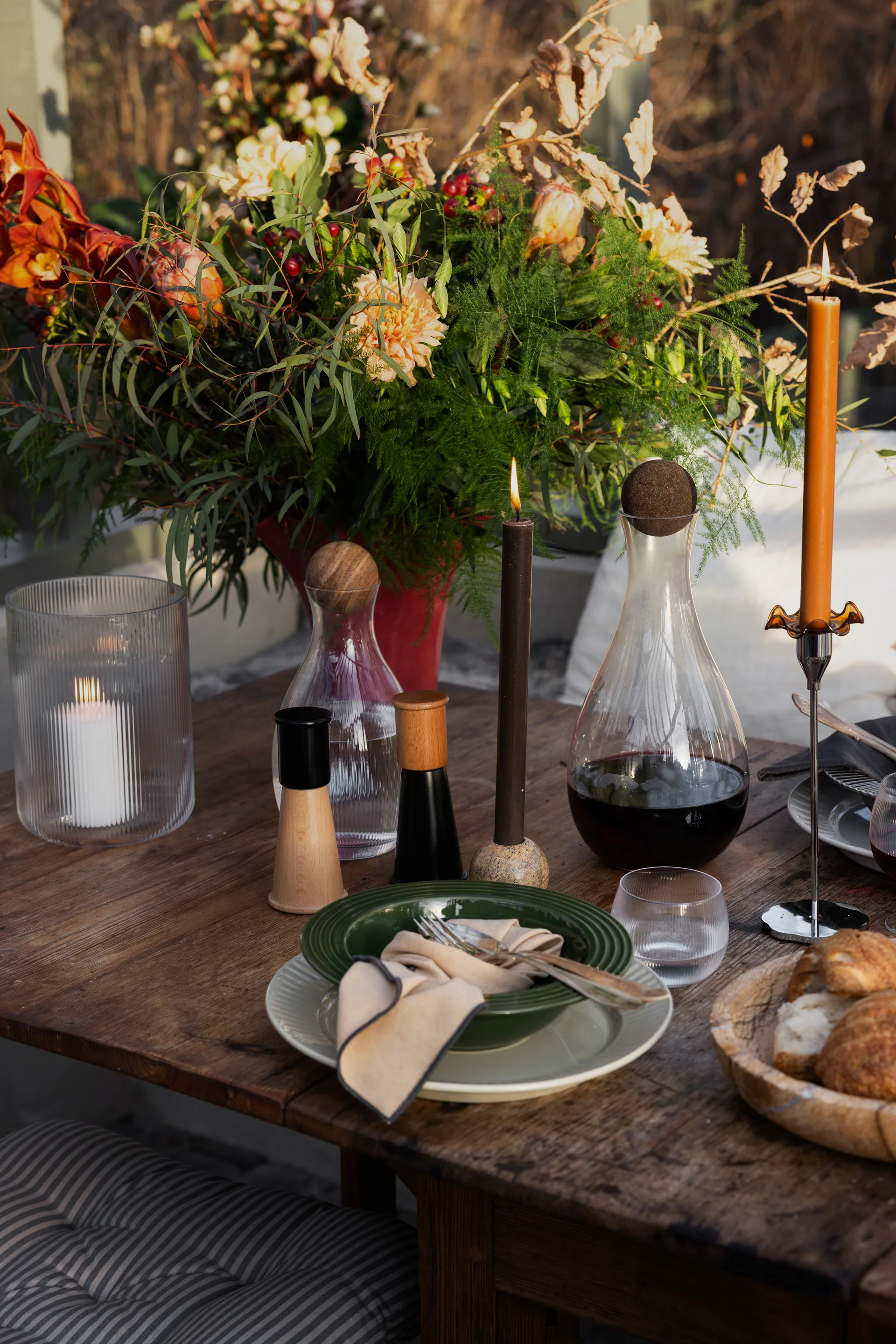 Cucumber salt and pepper grinder small 2 pieces, Black-brown Sagaform