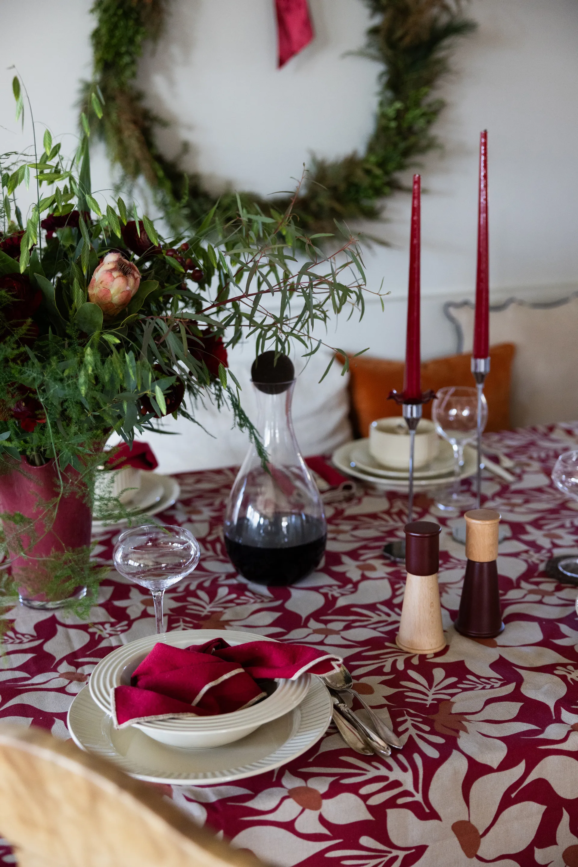 Cucumber salt and pepper grinder small 2 pieces, Red-brown Sagaform