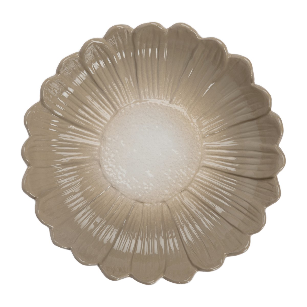Sagaform Dagny deep saucer o27 cm Beige | Scandinavian Design | Deep plates | Beige