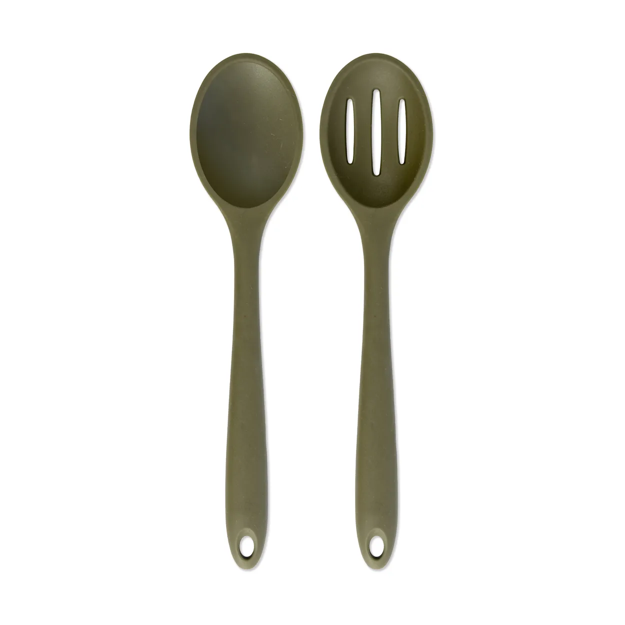 Sagaform Daniel serving utensils 2 pieces Green | Scandinavian Design | Spoons, scoops & ladles | Green