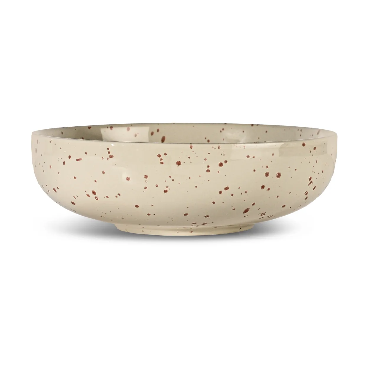 Sagaform Ditte serving bowl Beige-wine red | Scandinavian Design | Serving bowls | Beige