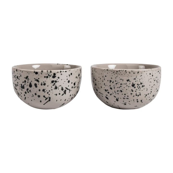 Ditte small bowl 2-pack - grey-black - Sagaform