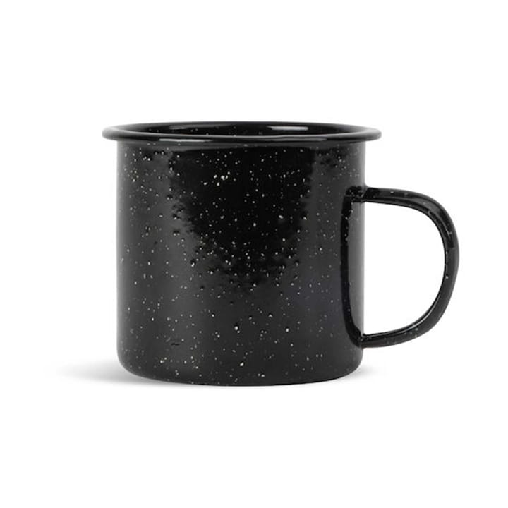 Doris enamel mug 35 cl - Black - Sagaform