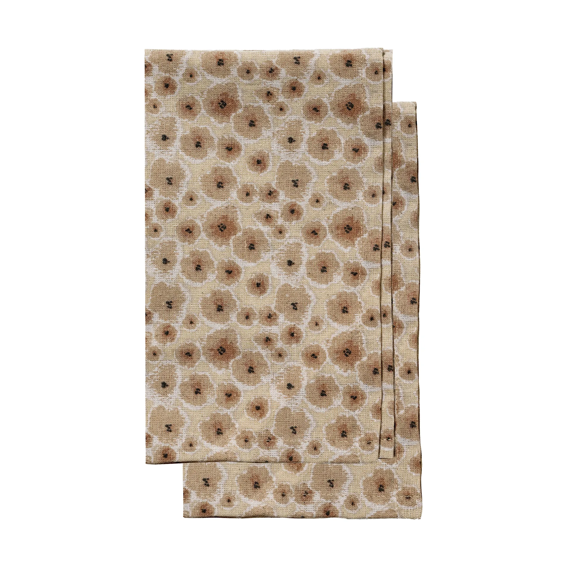 Edith kitchen towel 50x70 cm 2-pack, Mixed beige Sagaform