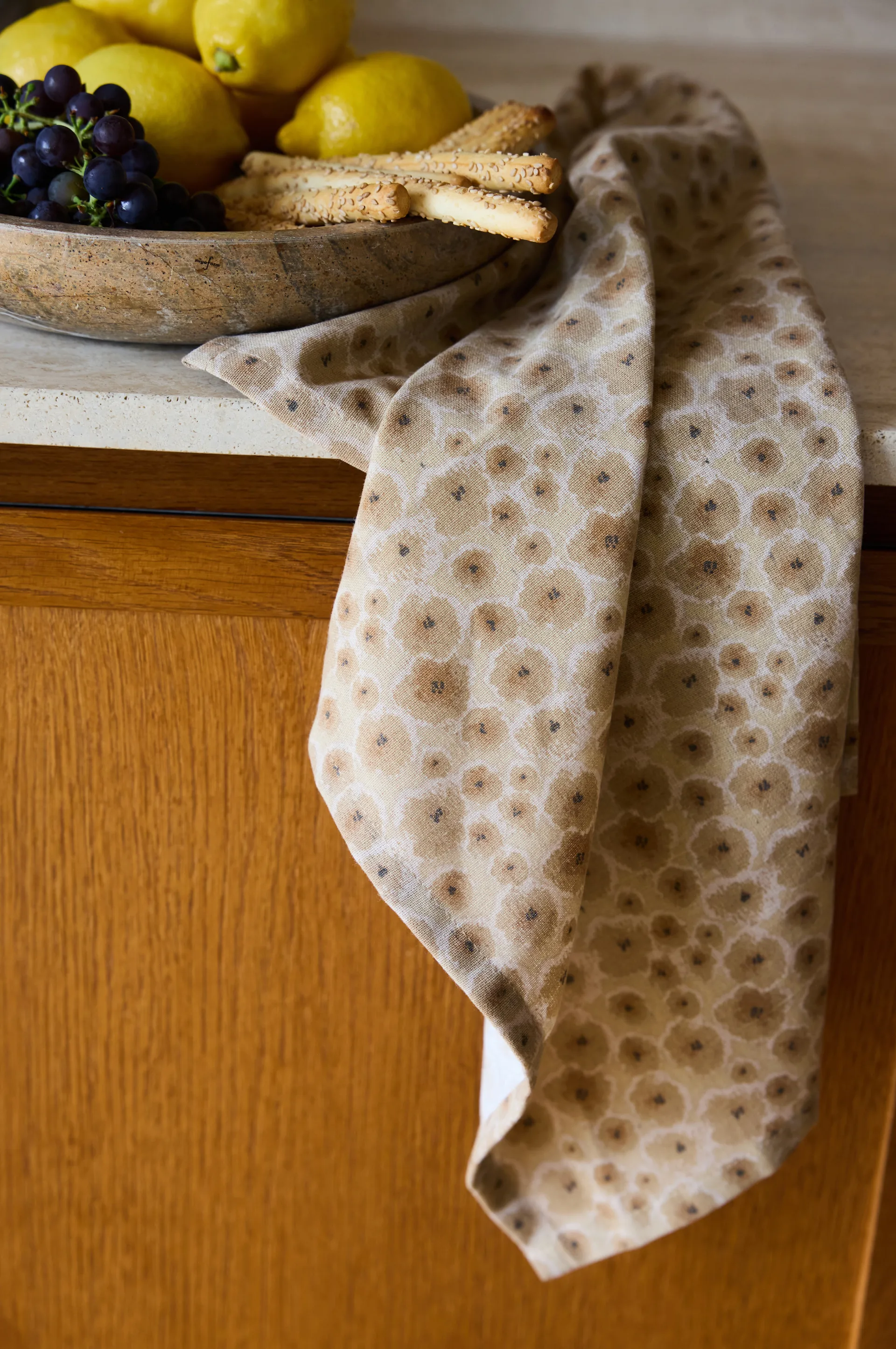 Edith kitchen towel 50x70 cm 2-pack, Mixed beige Sagaform