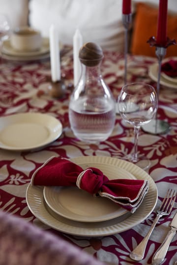 Edith napkin 45x45 cm 2-pack - Wine red - Sagaform