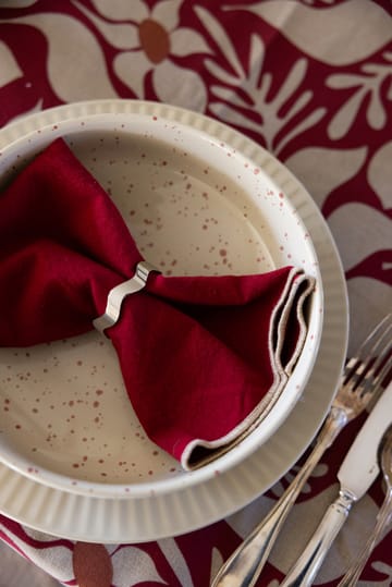 Edith napkin 45x45 cm 2-pack - Wine red - Sagaform