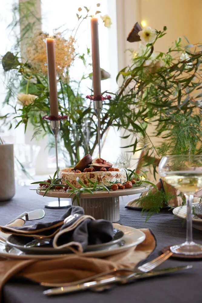 Edith tablecloth 150x280 cm, Gray Sagaform