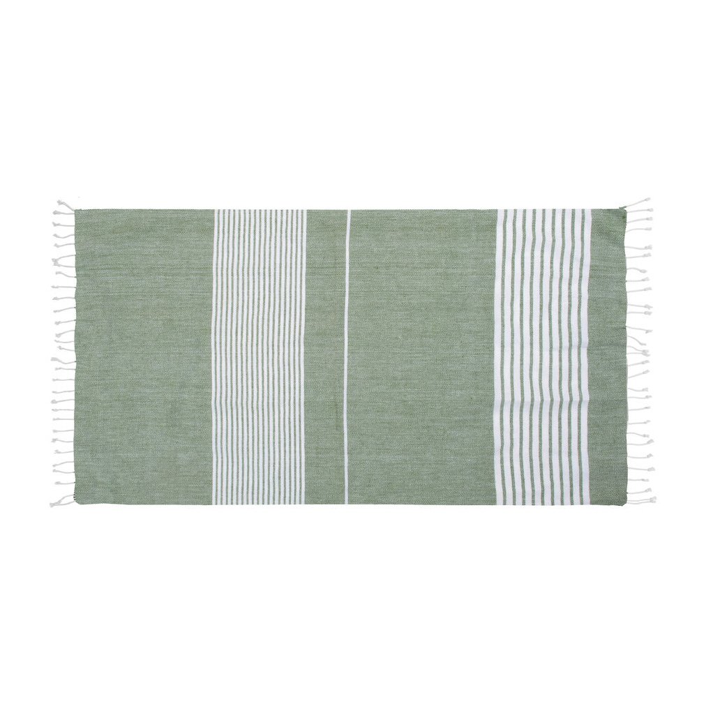 Sagaform Ella Hamam bath towel 145x250 cm Green | Scandinavian Design | Bath towels | Green
