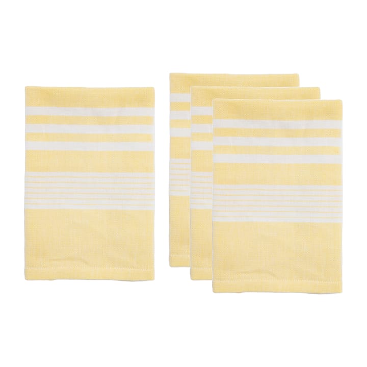 Ella Hamam fabric napkin 4-pack - Yellow - Sagaform
