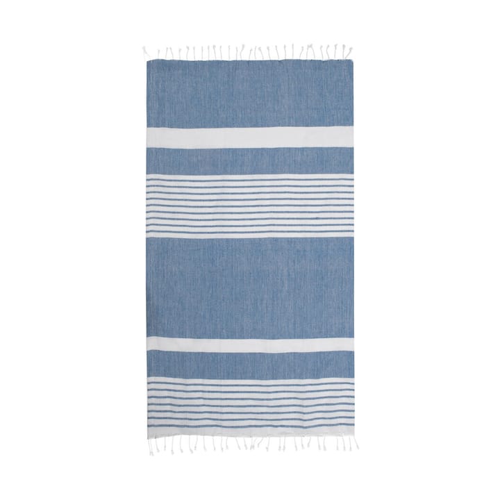 Ella hamam striped bath towel 145x250 cm - Blue - Sagaform