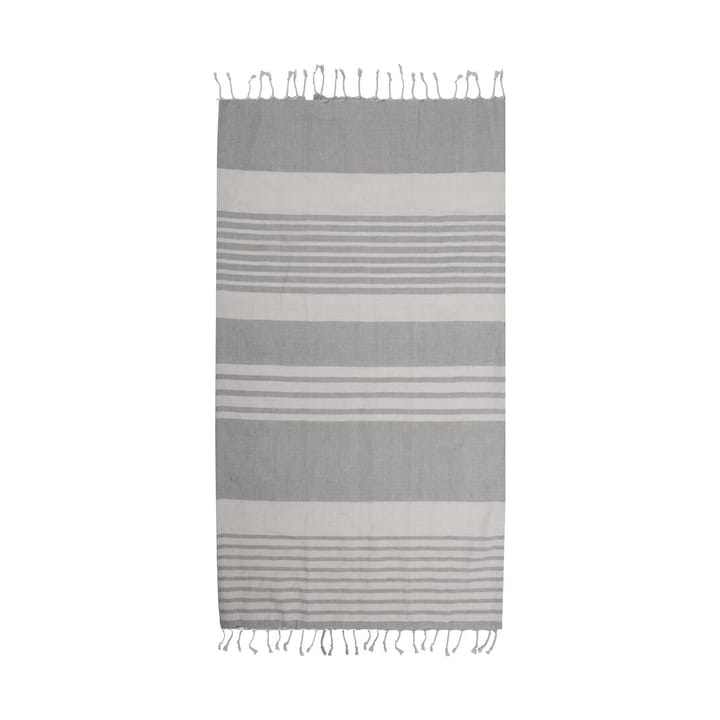 Ella hamam striped bath towel 145x250 cm - Grey - Sagaform
