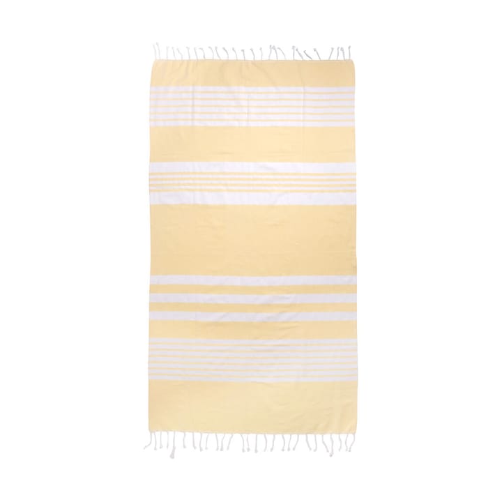 Ella hamam striped bath towel 145x250 cm - Yellow - Sagaform