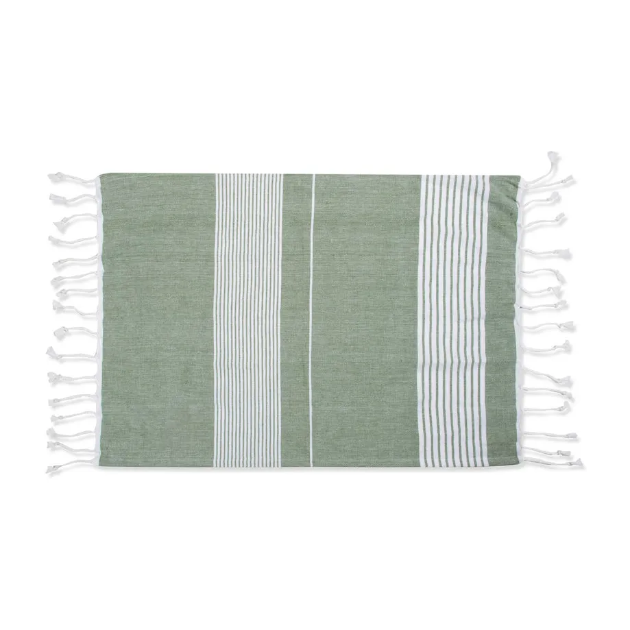Sagaform Ella Hamam towel 50x70 cm Green | Scandinavian Design | Hand towels | Green