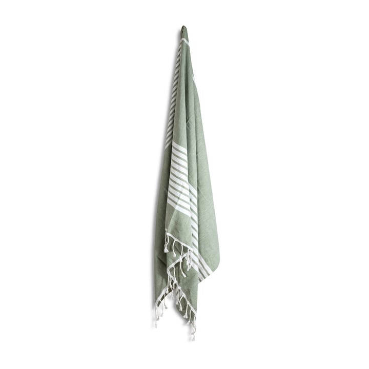 Ella Hamam towel 90x170 cm - Green - Sagaform